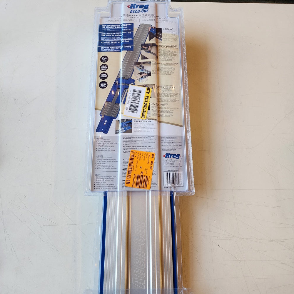 50 in. Accu-Cut Aluminum Circular Saw Track (KMA2700) 50 in. Accu-Cut Aluminum Circular Saw Track (KMA2700)